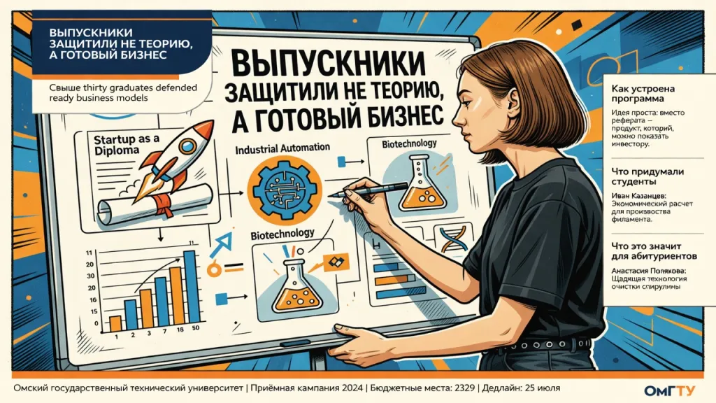 Выпускники защитили не теорию, а готовый бизнес